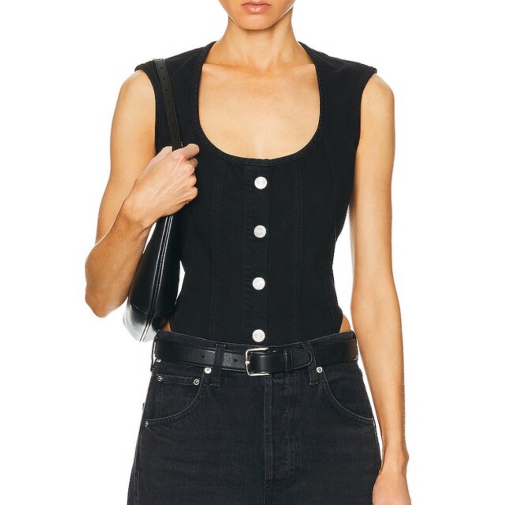 FRAME - Seamed Scoop Bustier in Scorpio - Size 2 - NWOT!